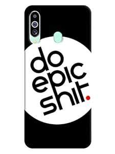 Polymol Printed Back Cover for Samsung Galaxy M40 (Do Epic Shit - Quote ...