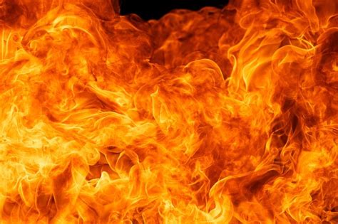 Blaze fire flame texture background | Premium Photo