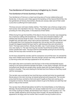 Summary of poem matilda - BA English Literature - Studocu