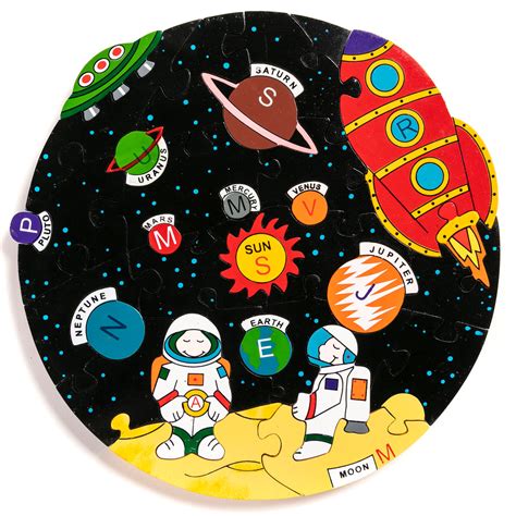 Solar System Puzzles Printable 的图像结果