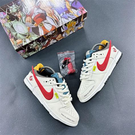 Kin Nik White Brown Mustard Red Tick Ambush Dunk Sneaker Shoes 681807 ...