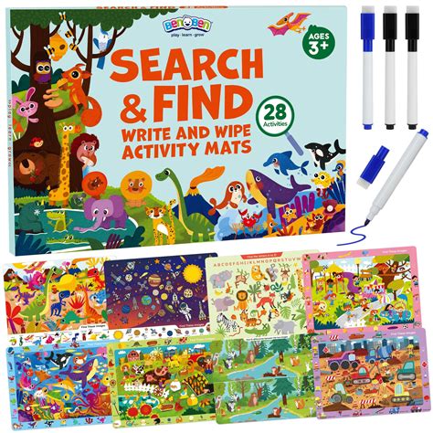 Amazon.com: BenBen Preschool Learning Activities, Search and Find Books ...