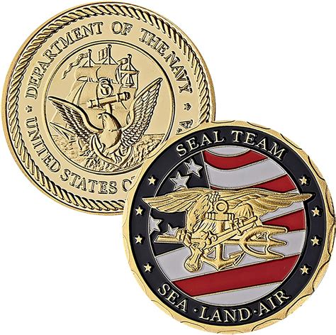 Buy US SEA Land AIR Navy Seals Special Forces Seal Team Challenge Coin ...