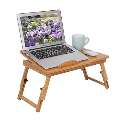Laptop Bed Tray Table, Adjustable Bamboo Laptop Sofa India | Ubuy