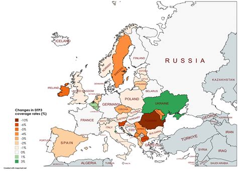 The Impact of COVID-19 on DTP3 Vaccination Coverage in Europe (2012 ...