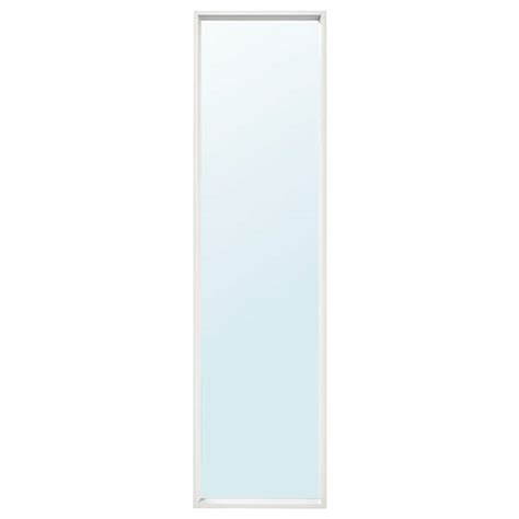 NISSEDAL mirror, white, 40x150 cm (153/4x59") - IKEA