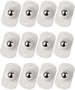 KERFORA 12 Pair Mini Swivel Casters Wheels KPF2147-3 Multiple Unit ...