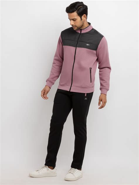 Buy Grape/Black Mix & Match Tracksuit for Men | Status Quo