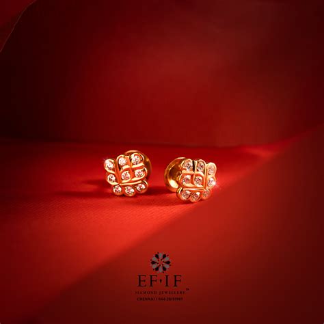 NITYA DIAMOND STUDS - EFIF Diamonds – EF-IF Diamond Jewellery