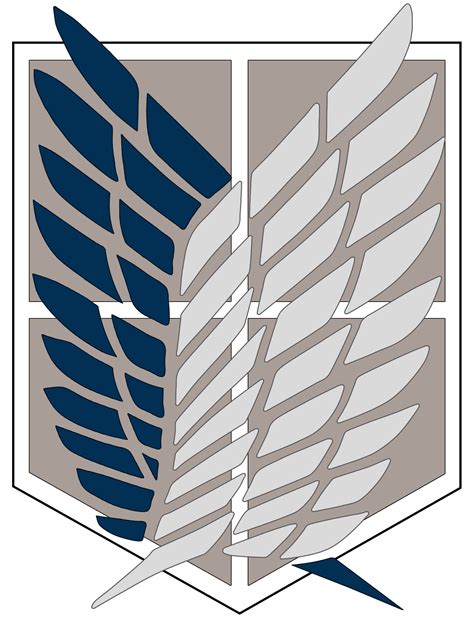 Attack On Titan Logo, Survey Corps, Eren, Titans, Anime PNG