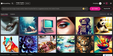 Bing Image Creator Terms of Service 的图像结果