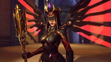 Infinite Seer Mercy Skin Demo (Golden Weapons) - YouTube