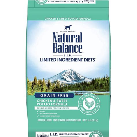 Natural Balance LID Limited Ingredient Diet Dry Dog Food - Chicken & S ...