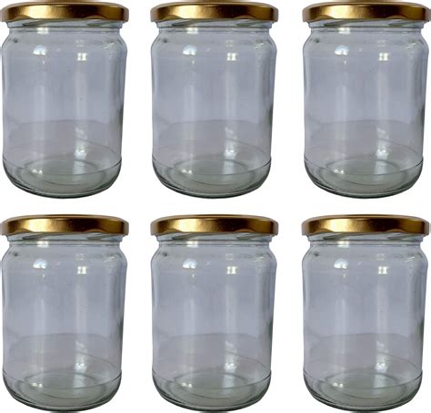 Buy Feliz Set of 6 Small 32 ml Glass Mason Jars with air tight cap for ...