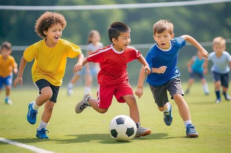 Kids Playing Sports 的图像结果