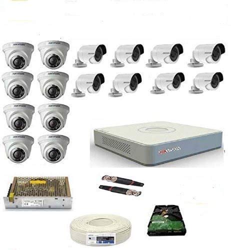 Buy HIKVISION FULL HD 1MP CAMERAS COMBO KIT 16CH HD DVR+ 4BULLET ...