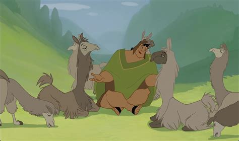 In The Emperor's New Groove (2000), Pacha talks to a bunch of llamas ...
