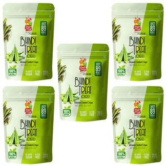 Natural Bhindi Okra Chips |Healthy Vacuum Fried Okra Snack |FruitTreat ...