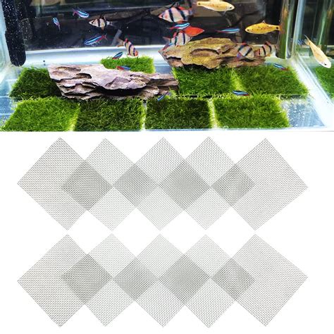 IAFVKAI 10pcs Moss Wall Mesh Kit Stainless Steel Decorative Aquatic ...