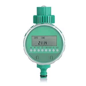 Sutinna 5pcs Irrigation Timer, LCD Displays Garden Water Timer Watering ...