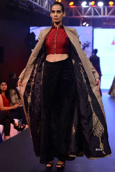A model walks the ramp during Aiyanna 2015