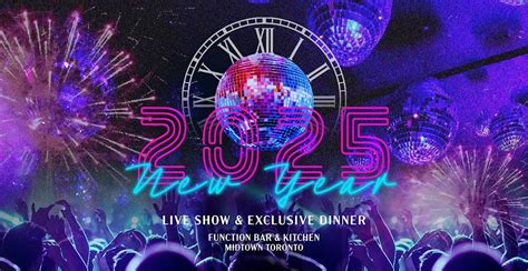 NYE 2025 Live Soul Jazz & 3 Course Meal, Function Bar + Kitchen, Yonge ...