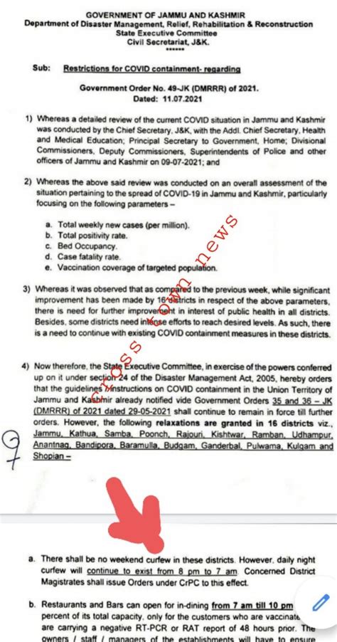 People demand clarification on J&K Govt order on COVID containment