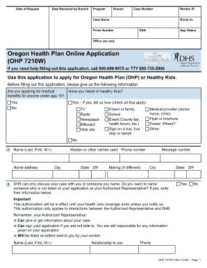 OR OHP 7210W 2009-2025 - Fill and Sign Printable Template Online
