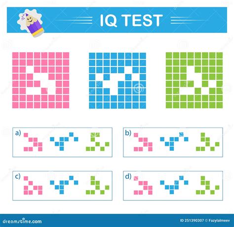 IQ Test. Intelligence Quotient. Tiny People Determine Cognitive ...