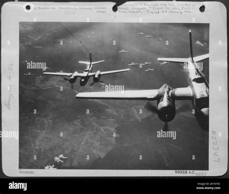 A Formation Of 16 Douglas A-26 Invaders Of The 9Th Af Bomb Div. Leave A ...