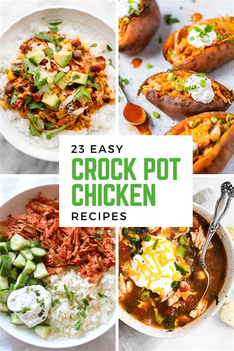 Easy Crock Pot Chicken Dinner Recipe Easy Crockpot Chicken Recipes