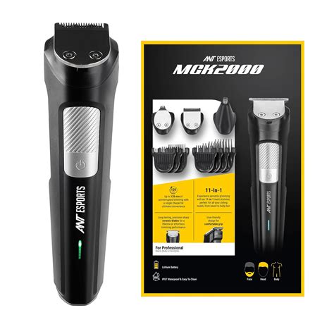 Ant Esports MGK2000 11in1 Multi-Functional Cordless Hair Clipper Beard ...