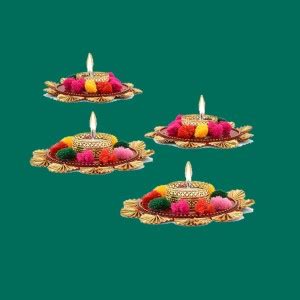 ARCHIES Terracotta (Pack of 4) Table Diya Price in India - Buy ARCHIES ...