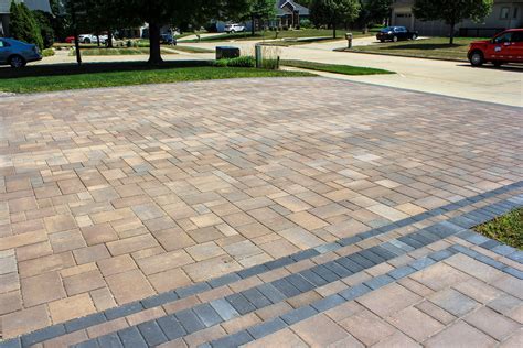 Permeable Paver Driveway - Midland Concrete