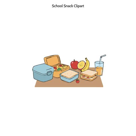 School Snack Clipart