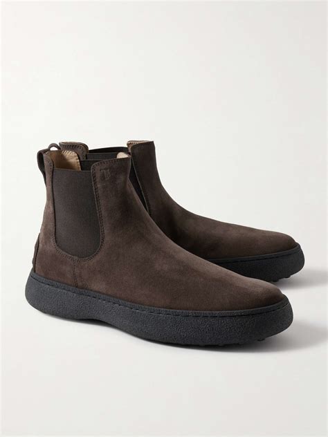 TOD'S Suede Chelsea Boots for Men | MR PORTER