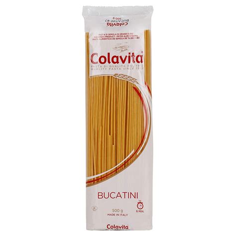 Colavita Bucatini Durum Wheat Pasta, 17.64 oz ℮ 500 g : Amazon.in ...