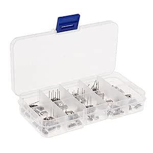 MSiwach Set of 100 Quartz Crystal Oscillator Resonator Assortment Kit ...