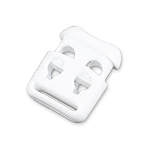 Double Hole Plastic Cord Locks End Spring Stop Toggle Stoppers Multi ...