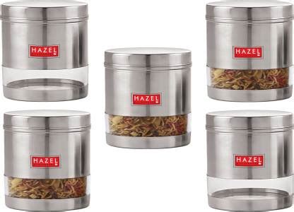 HAZEL Steel Grocery Container - 700 ml Price in India - Buy HAZEL Steel ...