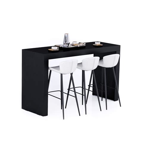 Mobili Fiver Evolution High Table 180x60 Black Made In Italy ...