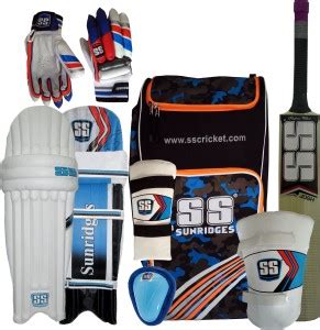 SS Kashmir Willow Full Cricket Kit, Short Handle (Full Size) Cricket ...
