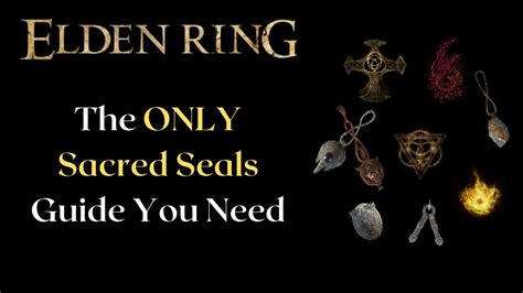 The Best Sacred Seals Guide (with math) Elden Ring - YouTube