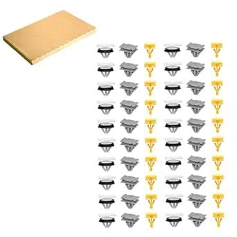 60PCS Mixed Fender Flare & Rocker Panel Clips Kit with Retainers ...