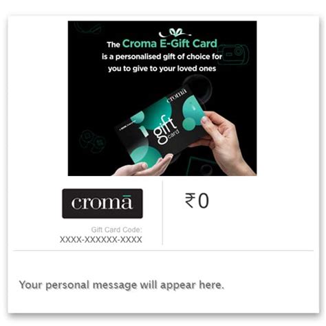 Croma | E-Gift Card | Instant delivery | Valid for Online & In-store ...