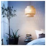 SINNERLIG pendant lamp, bamboo/handmade, 27 cm (11") - IKEA