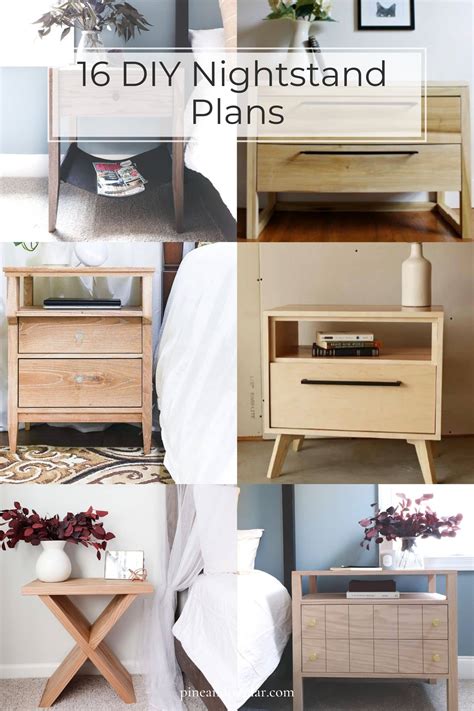 19+ DIY Nightstand Plans You Can Build This Weekend