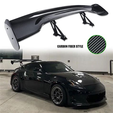 For Nissan 350z 370z 47'' Rear Trunk GT-Style Spoiler Wing Adjustable ABS Carbon | eBay | Nissan ...