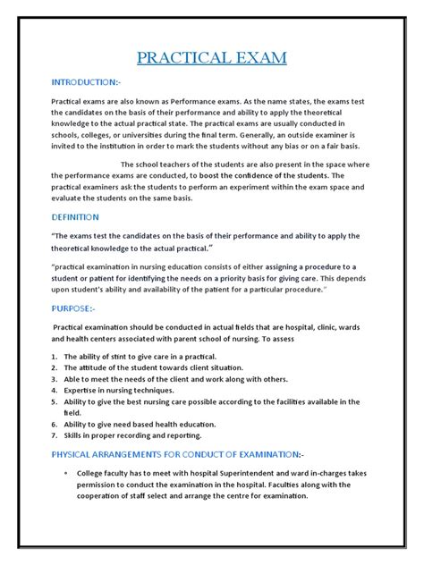 Image result for Practical Exams Explained