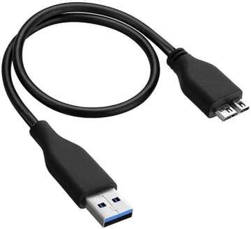 ULTRABYTES USB Type C Cable 0.5 m Short Micro B to USB C Hard Drive ...